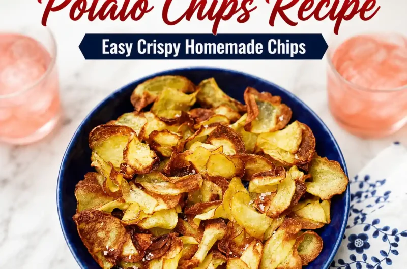 1-Ingredient Air Fryer Potato Chips Recipe | Easy Crispy Homemade Chips