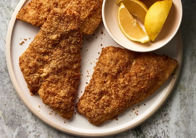 Crispy Air-Fried Crumbed Fish Recipe