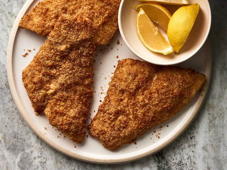 Crispy Air-Fried Crumbed Fish Recipe