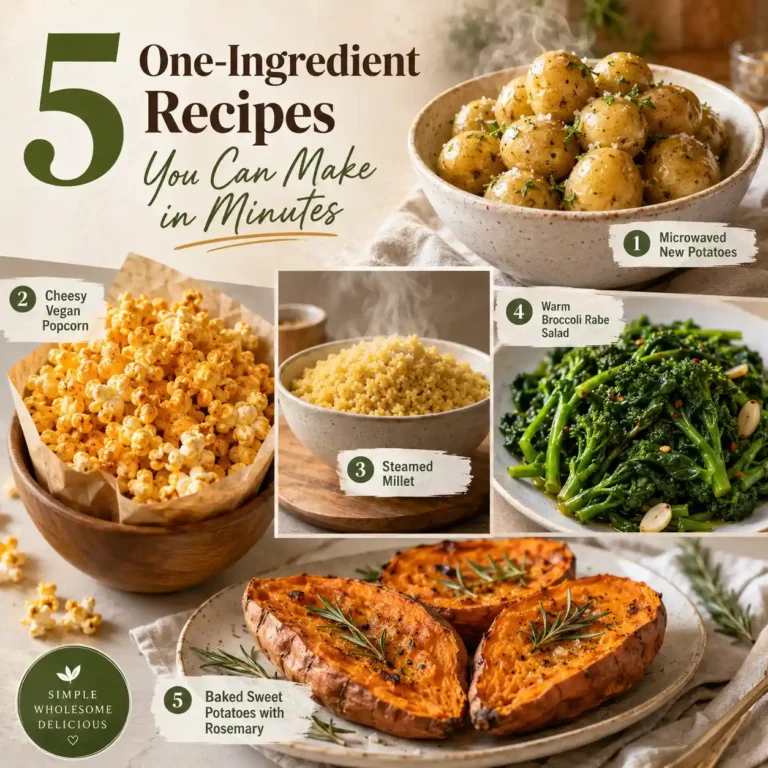 5 One-Ingredient Recipes You Can Make in Minutes