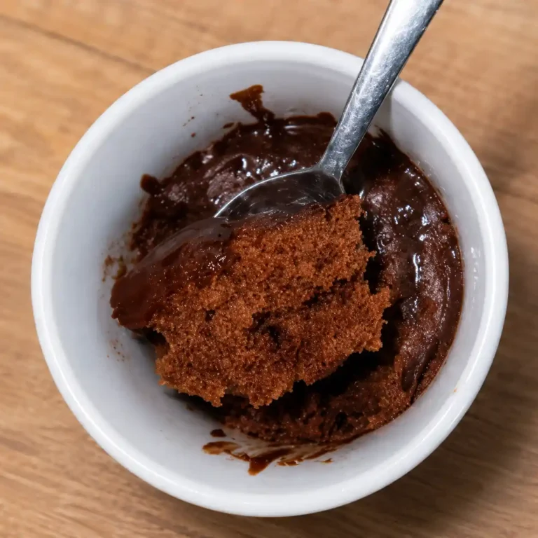 5-Minute Eggless Chocolate Mug Cake Recipe