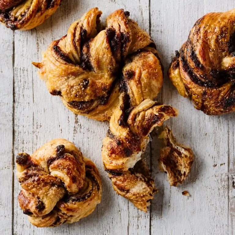 Air Fryer Chocolate Pastry Knots Recipe | Easy Crispy Chocolate Pastry