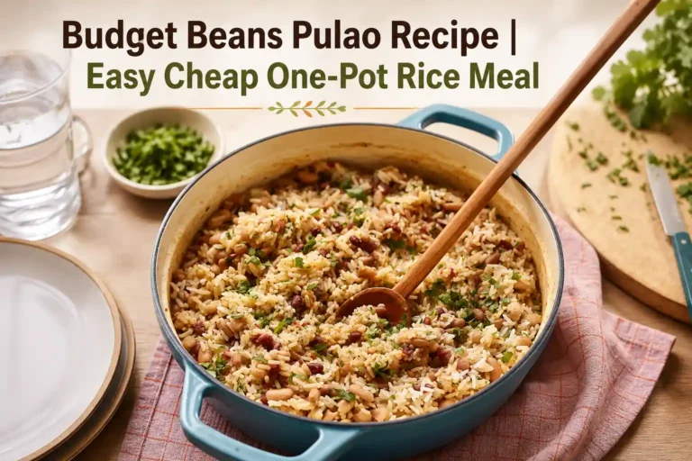 Budget Beans Pulao Recipe | Easy Cheap One-Pot Rice Meal