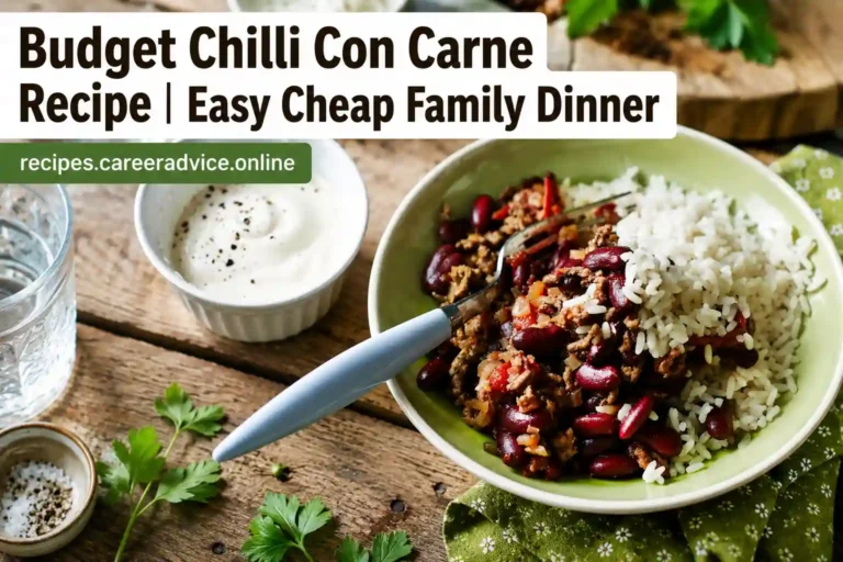 Budget Chilli Con Carne Recipe | Easy Cheap Family Dinner