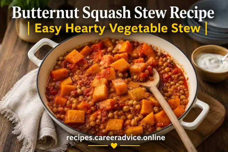 Butternut Squash Stew Recipe | Easy Hearty Vegetable Stew