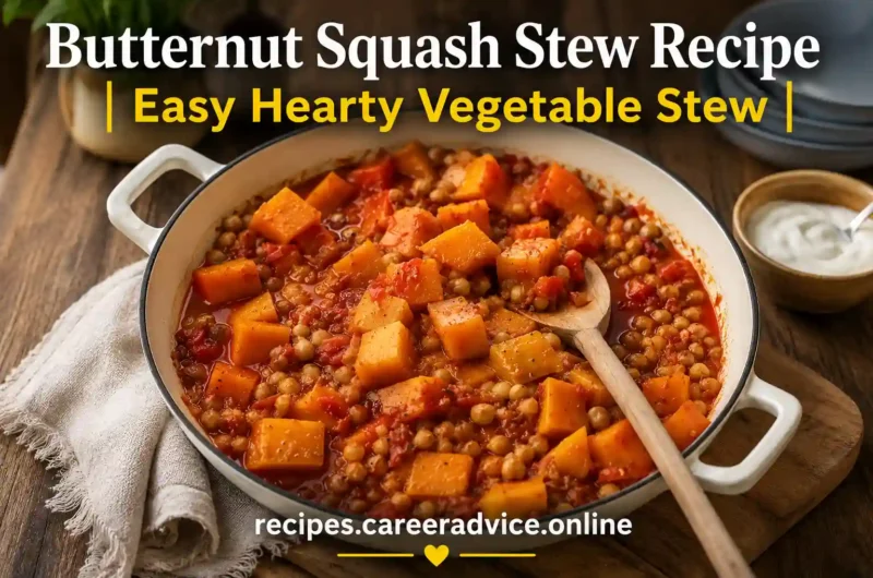 Butternut Squash Stew Recipe | Easy Hearty Vegetable Stew
