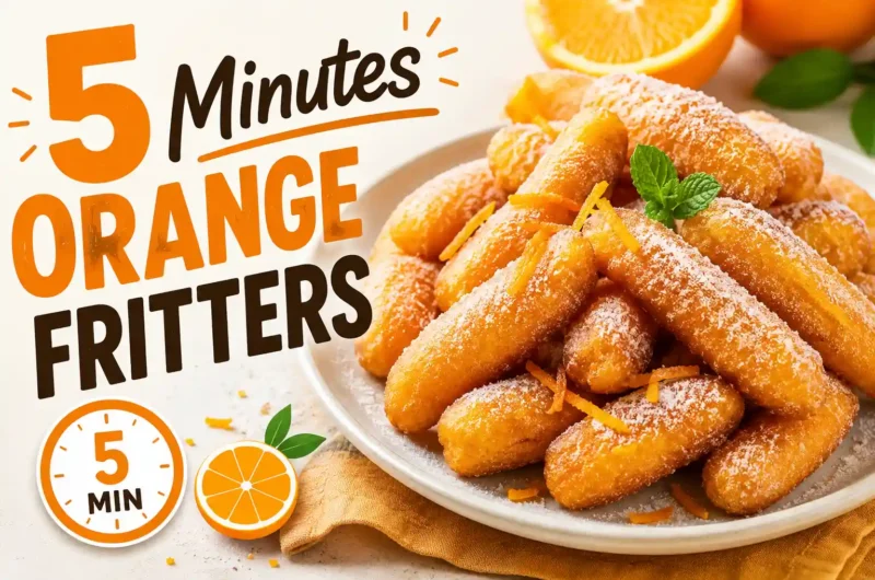 5-Minute Orange Fritters Recipe | Easy Sweet Citrus Dessert