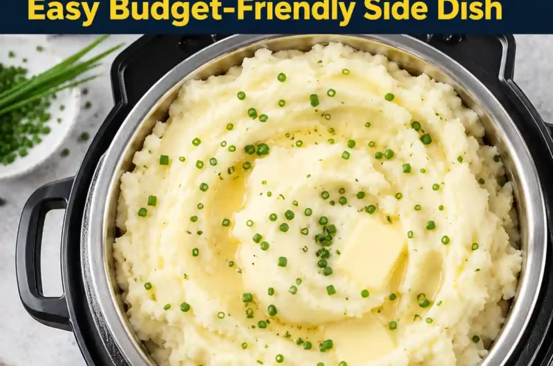 $5 Instant Pot Mashed Potatoes Recipe | Easy Budget-Friendly Side Dish