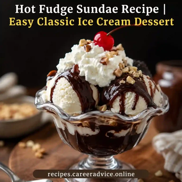 Hot Fudge Sundae Recipe | Easy Classic Ice Cream Dessert