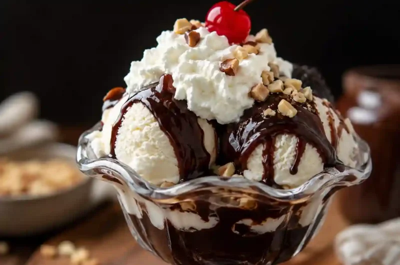 Hot Fudge Sundae Recipe | Easy Classic Ice Cream Dessert